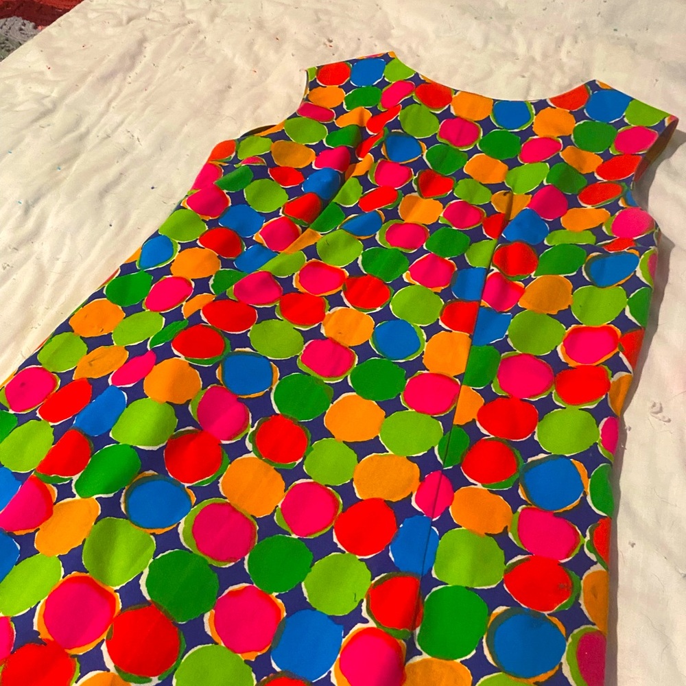 Multi colour vintage dress